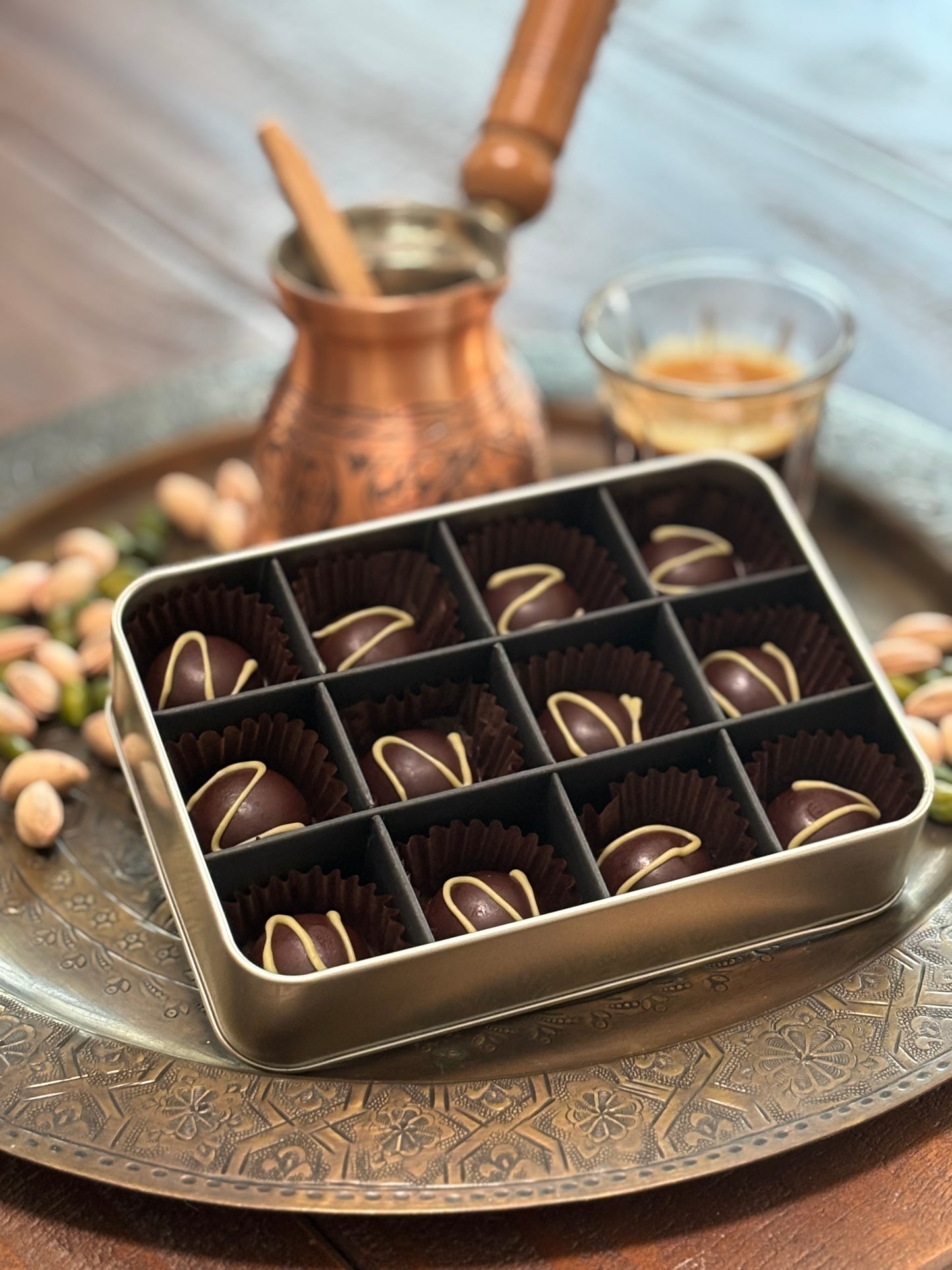 Pistachio Kataifi Chocolate 12PCS