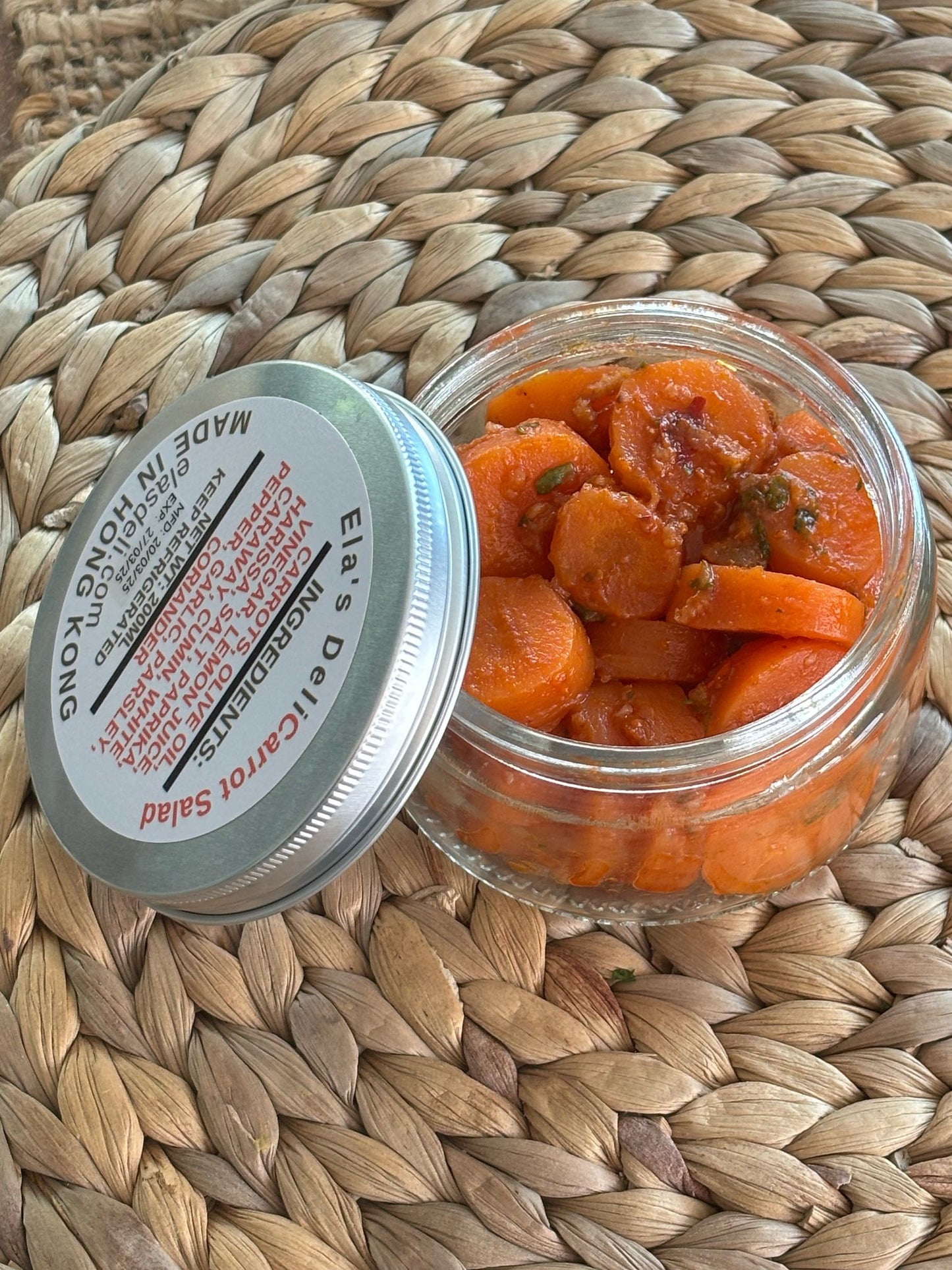 Cooked Carrot & Harissa Salad 200ML