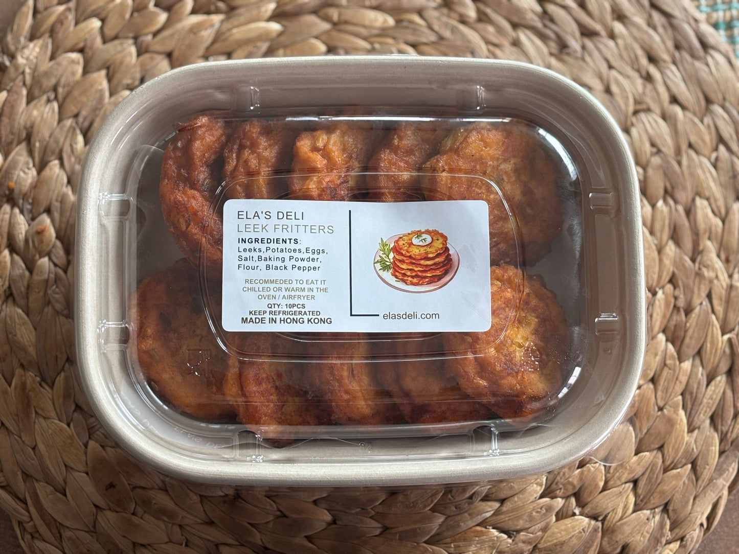 Leek Fritters 10PCS