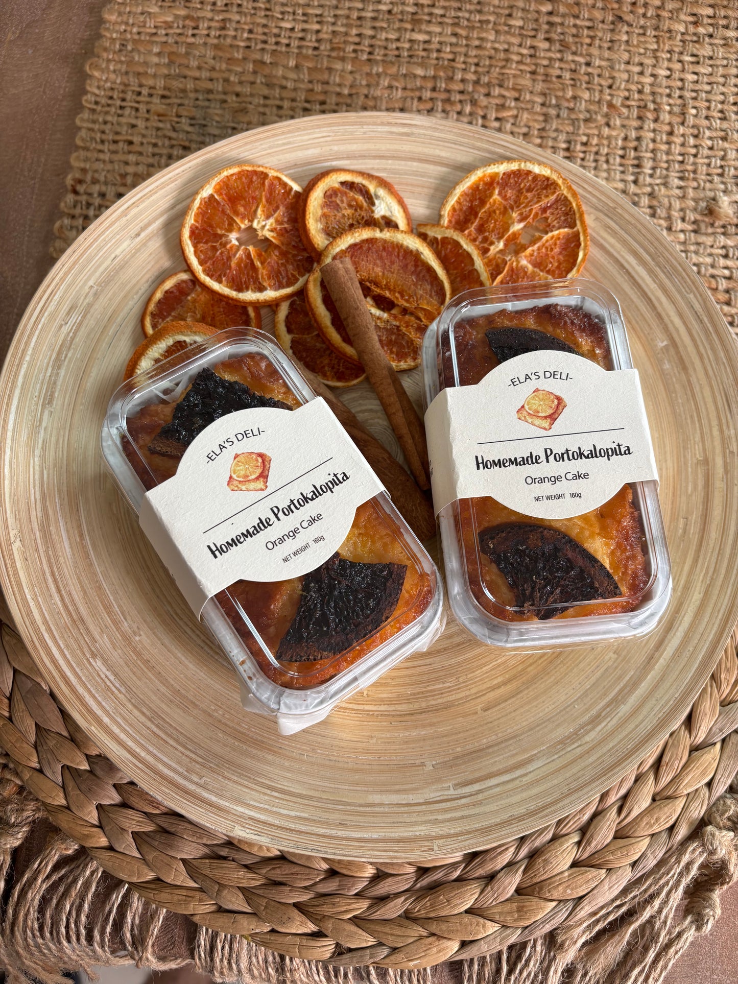 Portokalopita Orange Cake 2PCS