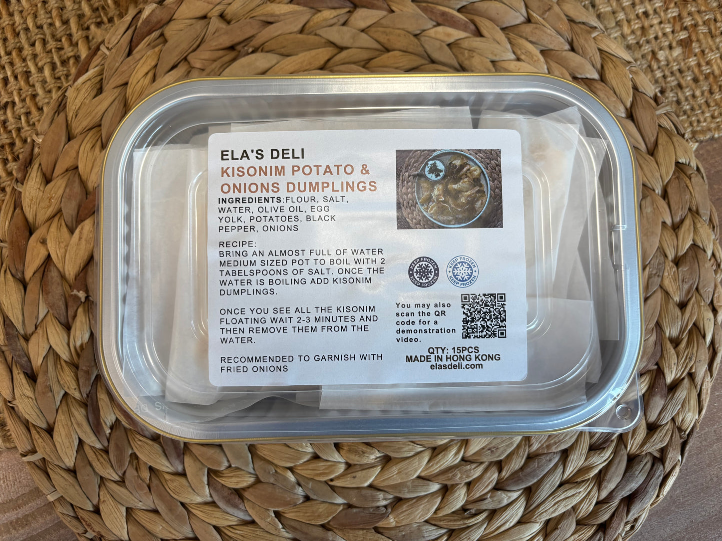 15PCS Kisonim Potato & Onions Dumplings