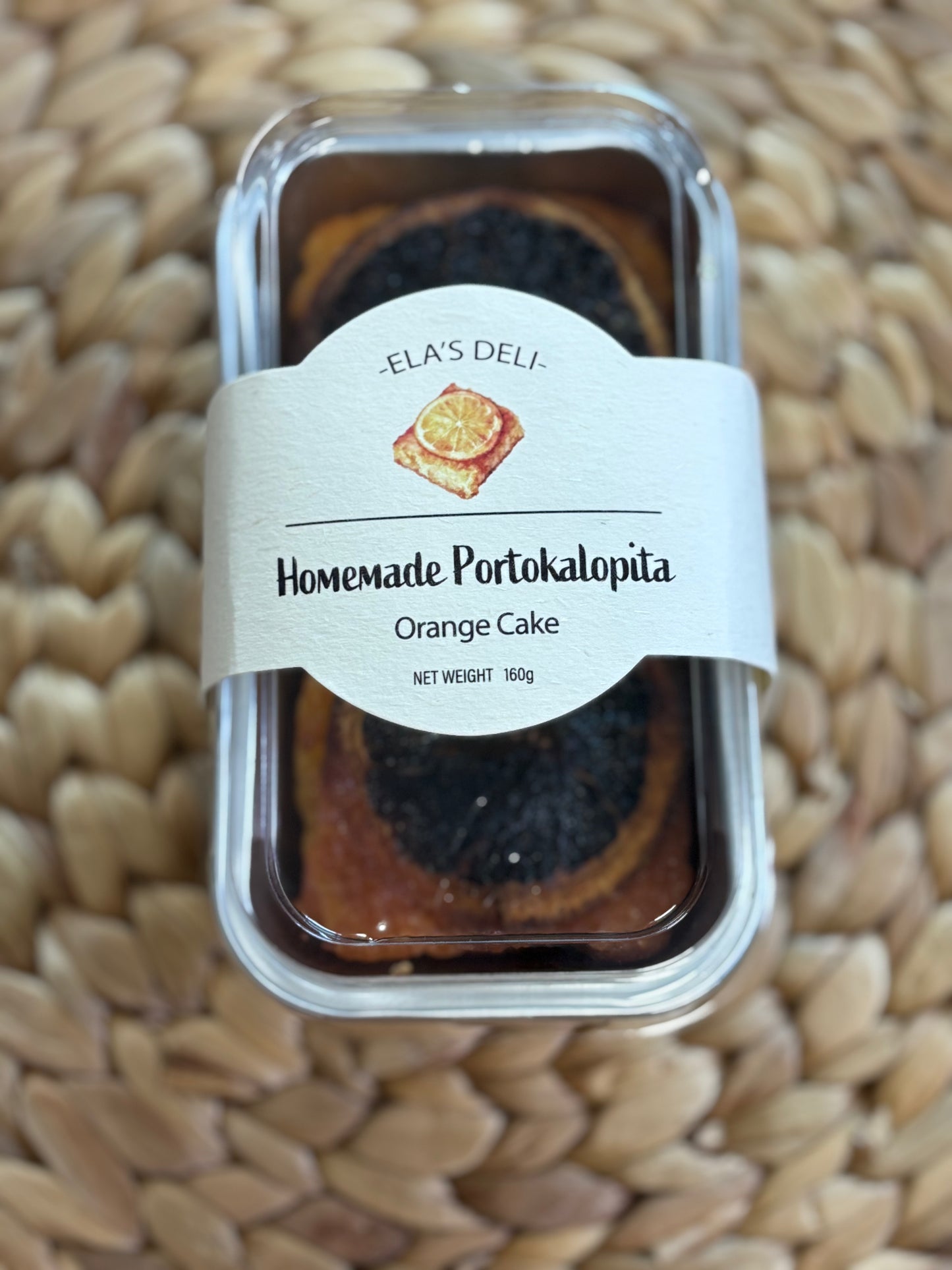 Portokalopita Orange Cake 2PCS