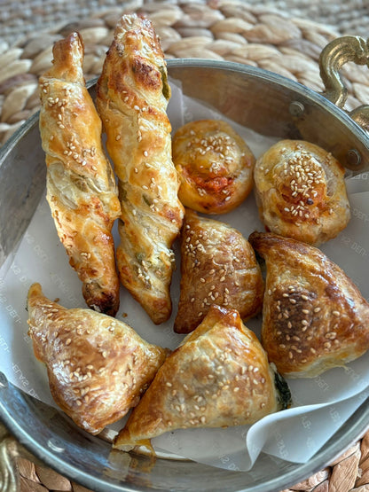 8PCS Ready To Bake Assorted Burekas