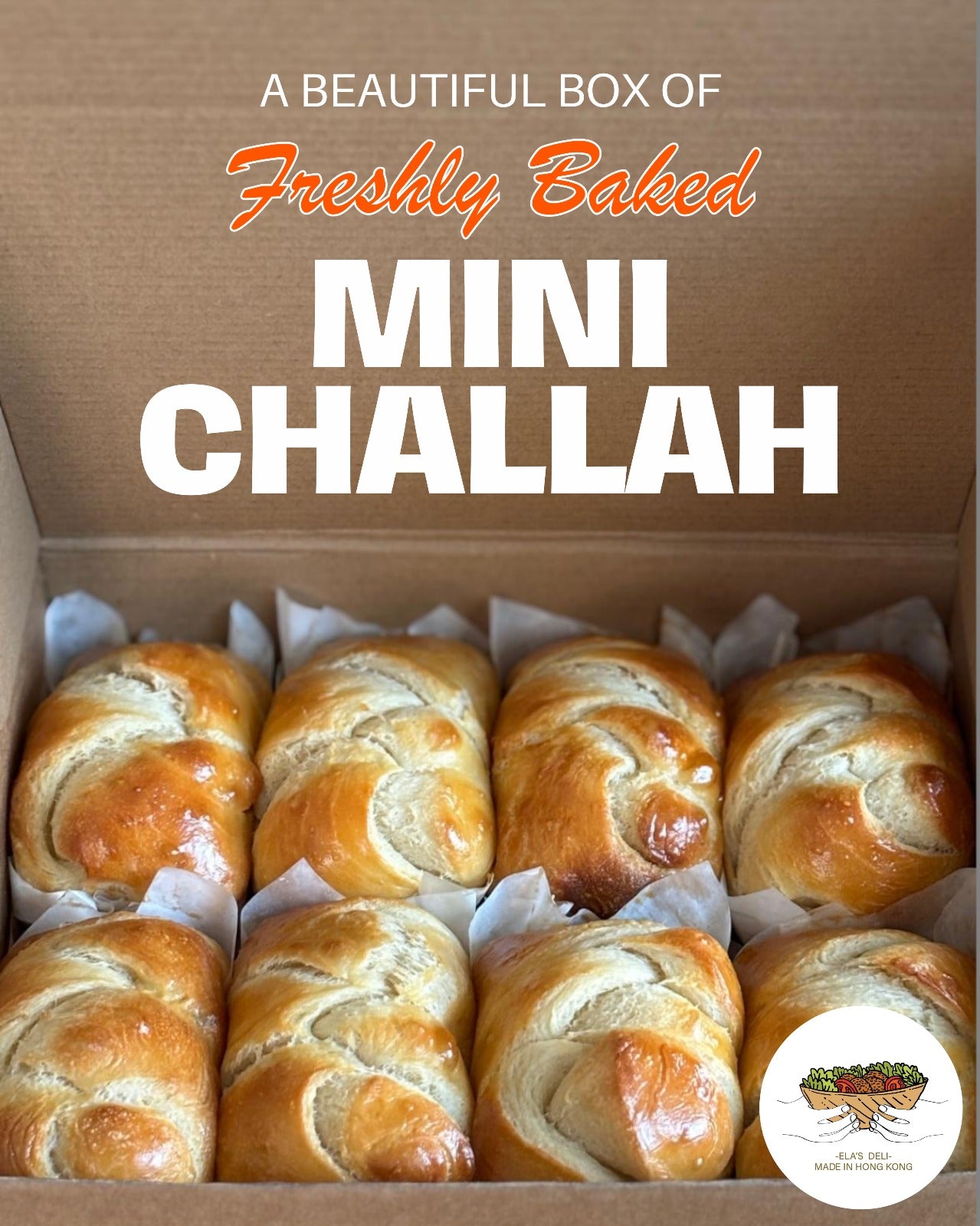 Individual Mini Challah Bread 8PCS