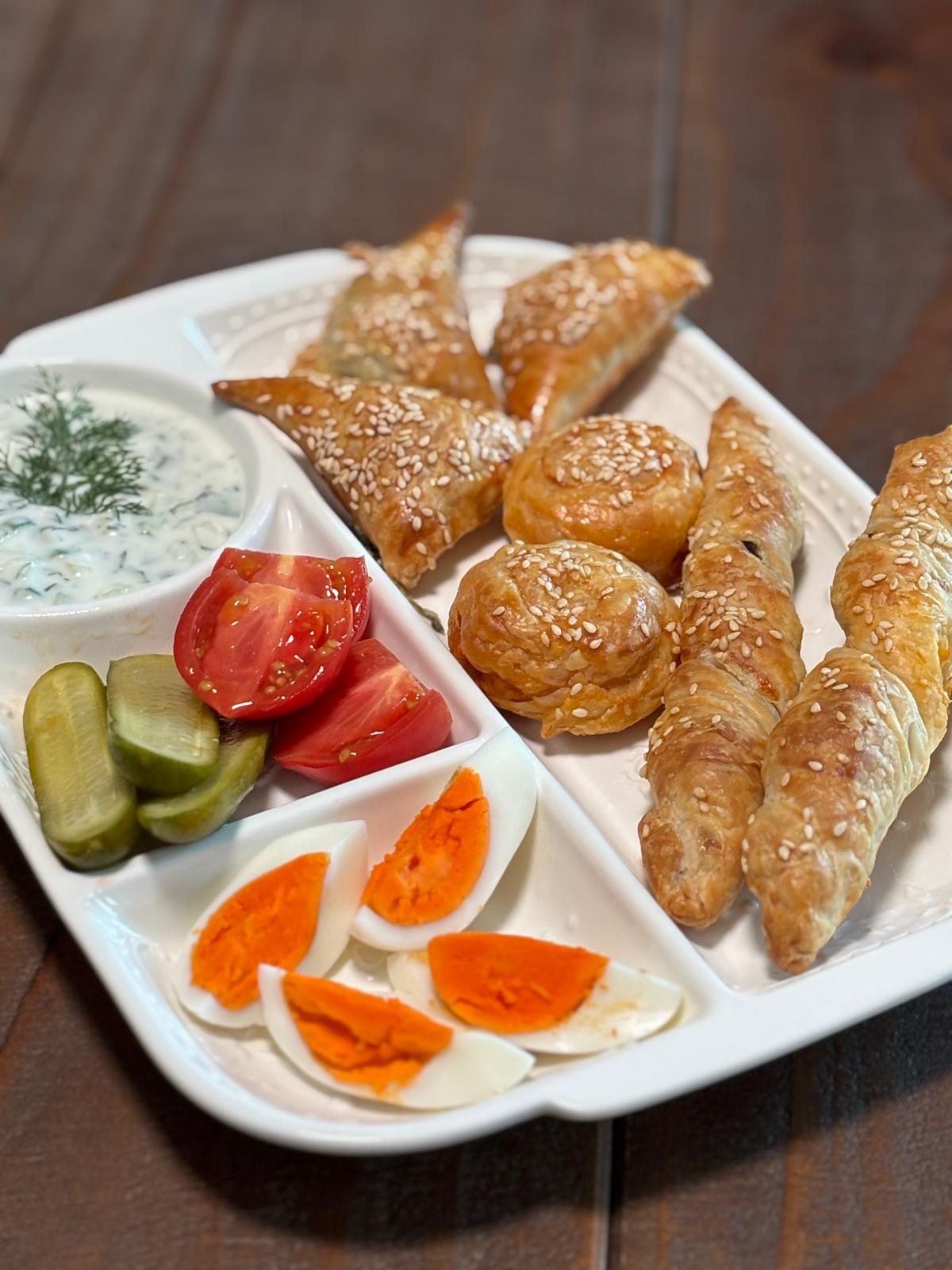 8PCS Ready To Bake Assorted Burekas