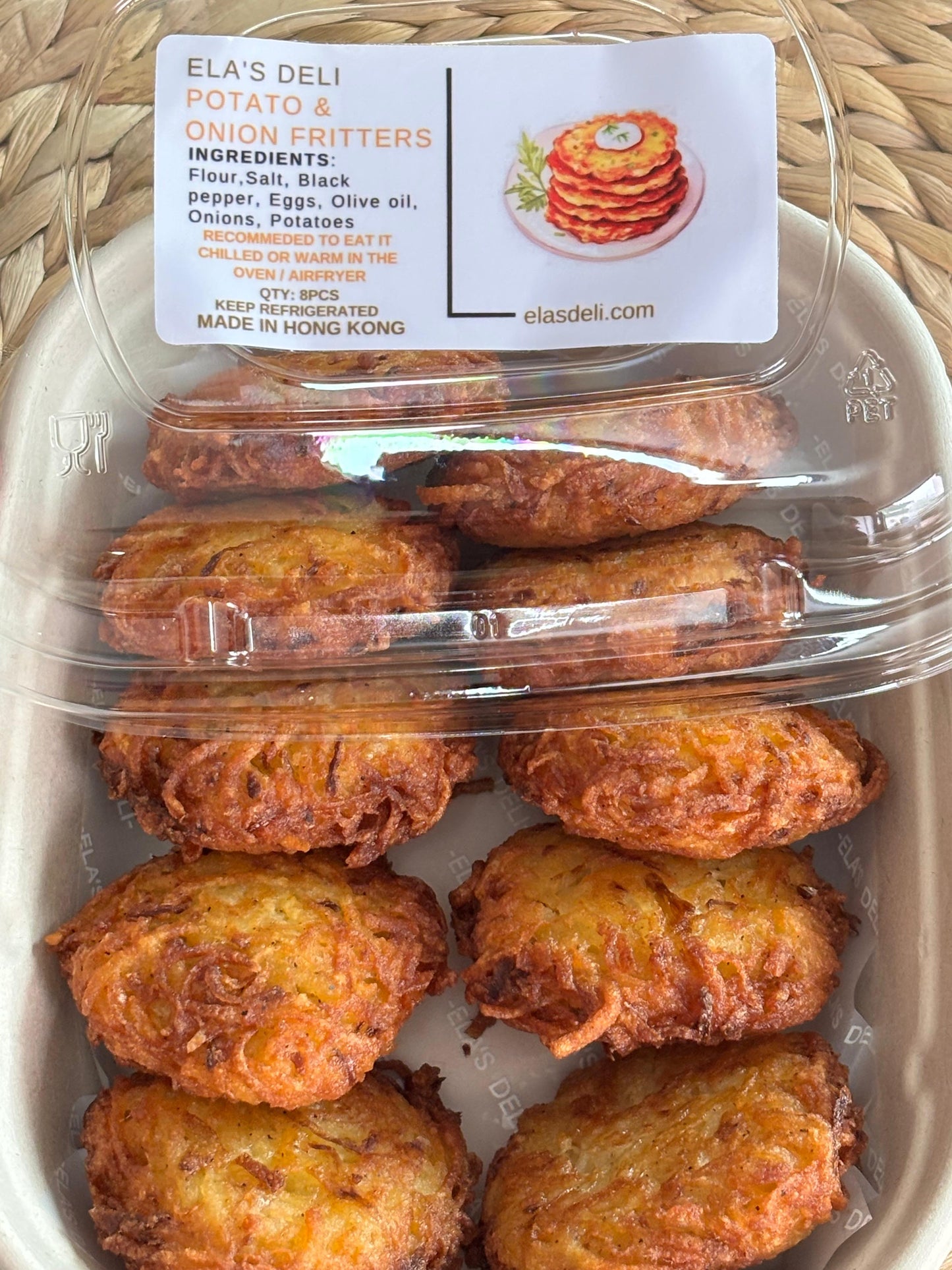 Potato & Onion Fritters 10PCS