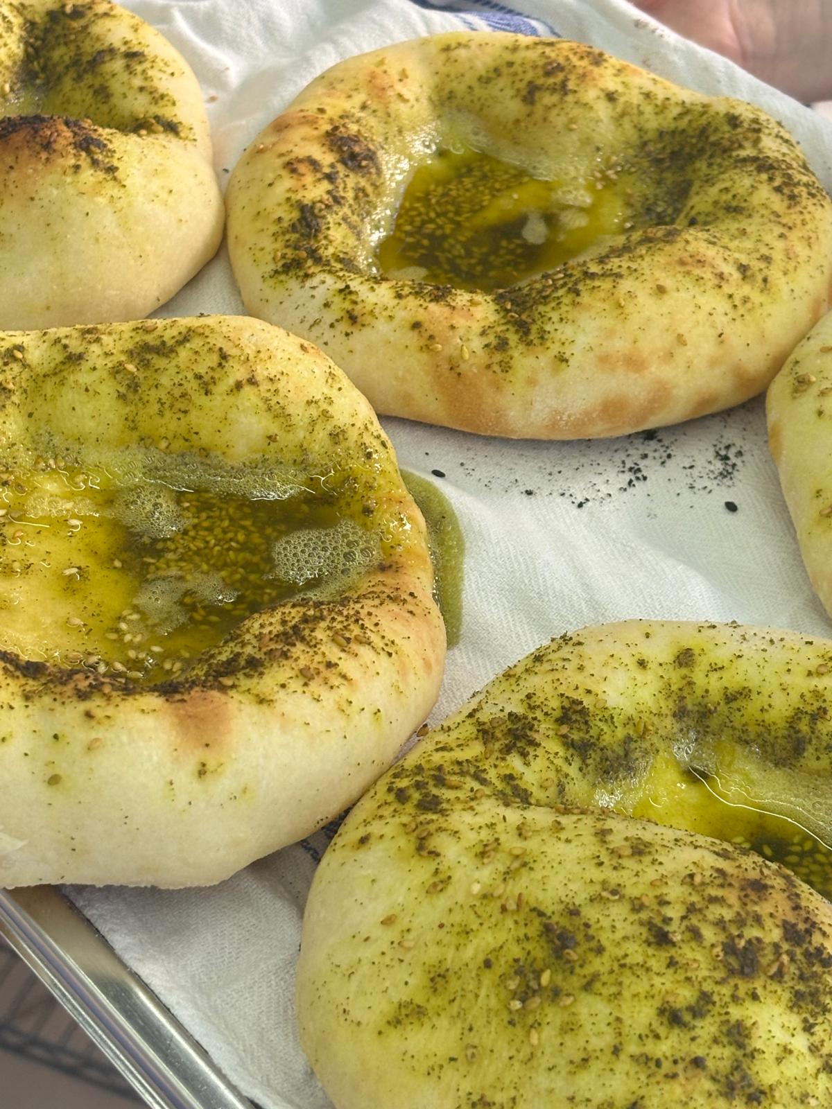 10PCS Fresh Zaa'tar Pita Bread