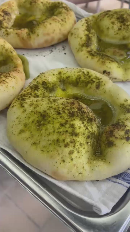 10PCS Fresh Zaa'tar Pita Bread
